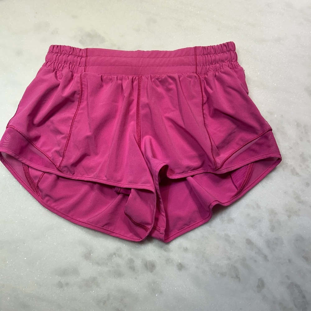 Lululemon Athletica Hot Pink Athletic Shorts